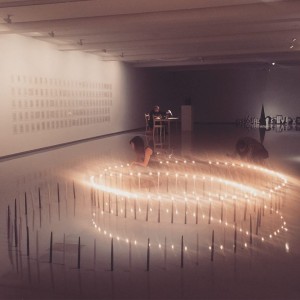 belle bassin, artist, artwork, installation, art, installation art, candles, flame